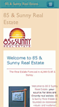 Mobile Screenshot of 85andsunnyrealestate.com